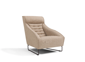 DALIA - Sled base fabric armchair by Max Divani - view 3